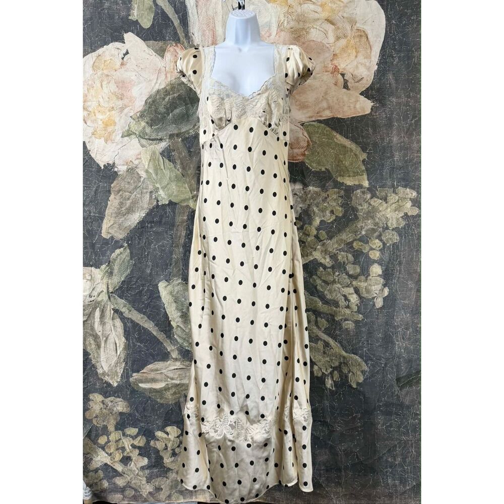 New Free People Butterfly Babe Maxi Dress Size M - Picture 12 of 16